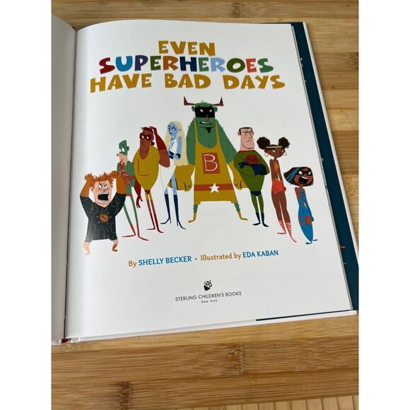 Even Superheroes Have Bad Days - Hardcover Childrens Picture Book Social Skills - Picture 5 of 13